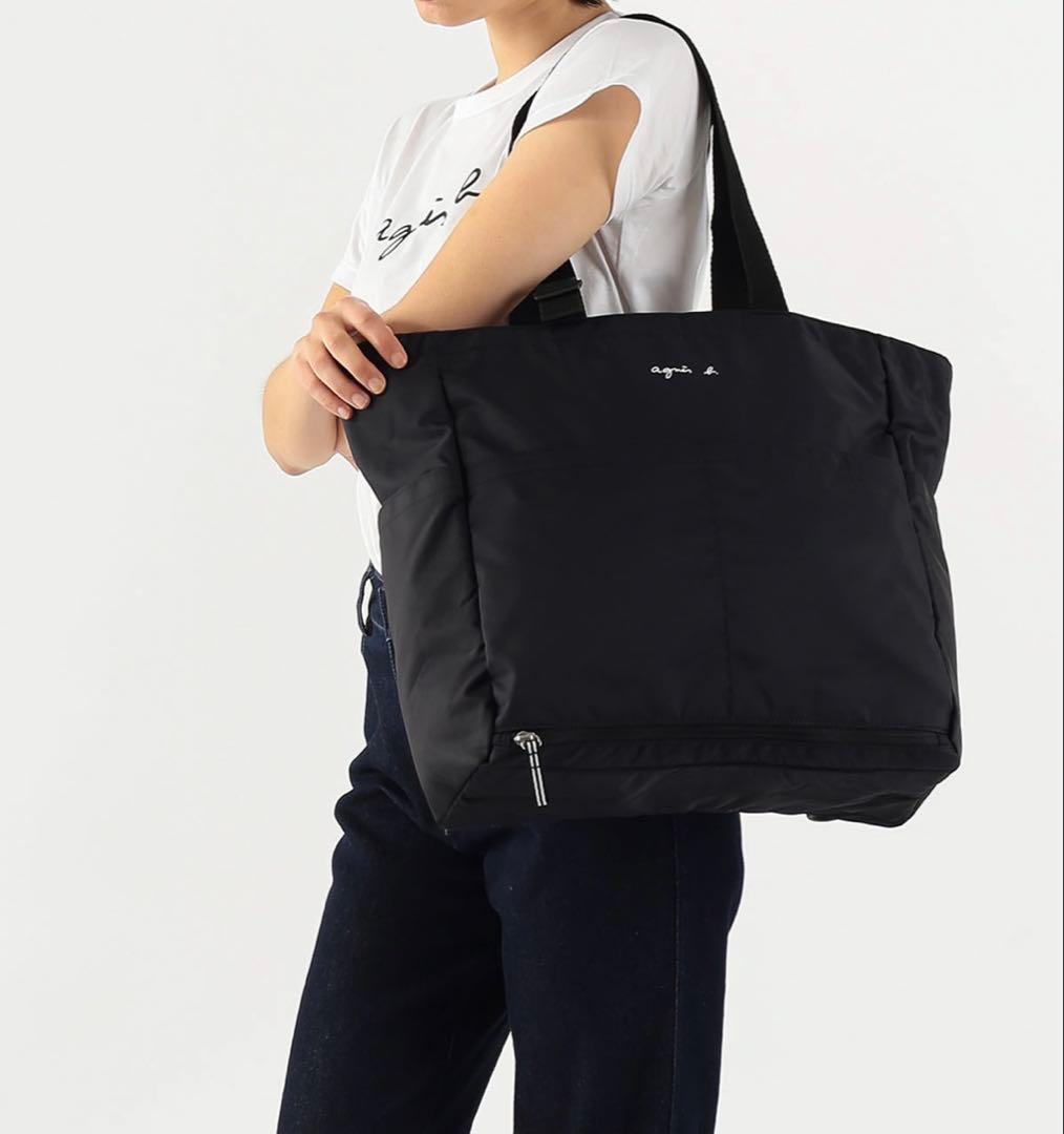 agnès b. ロゴ ペアレンツバッグ マザーズバッグ