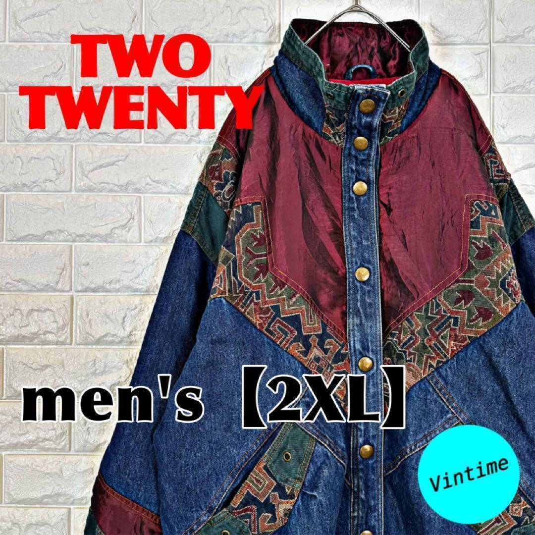 V561【TWO TWENTY】デニムジャケット【メンズ2XL】インディゴ