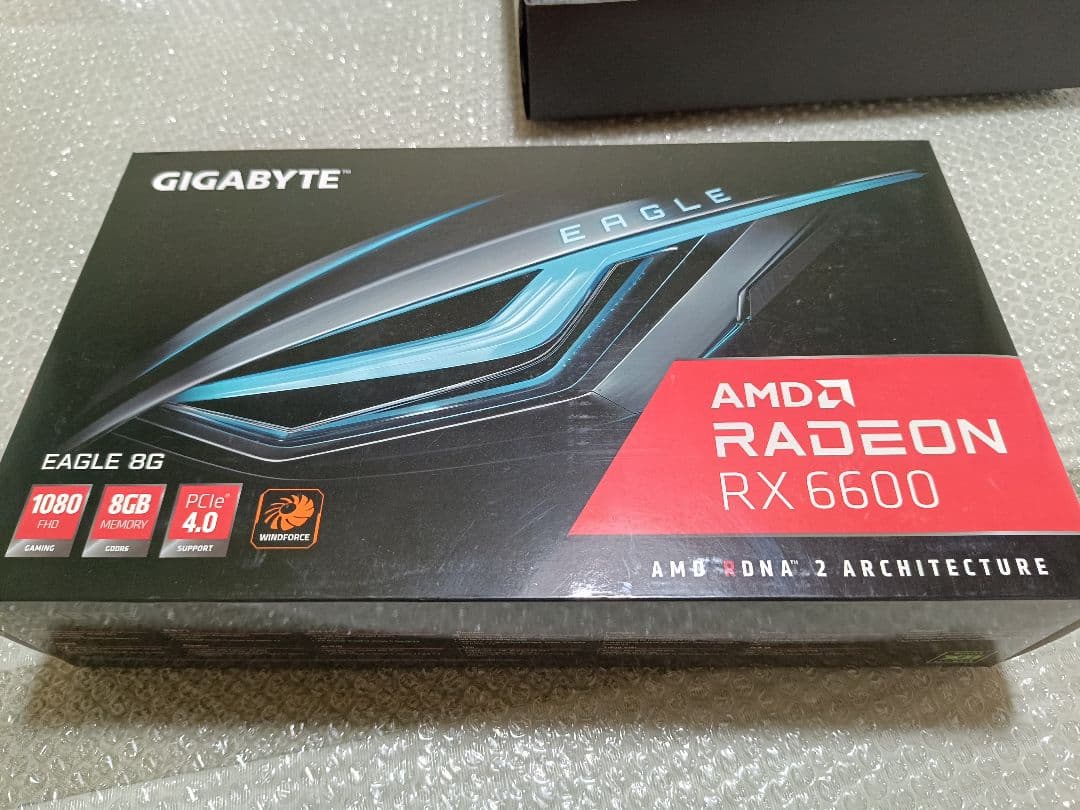 GIGABYTE Radeon RX6600 8GB 【箱付き】