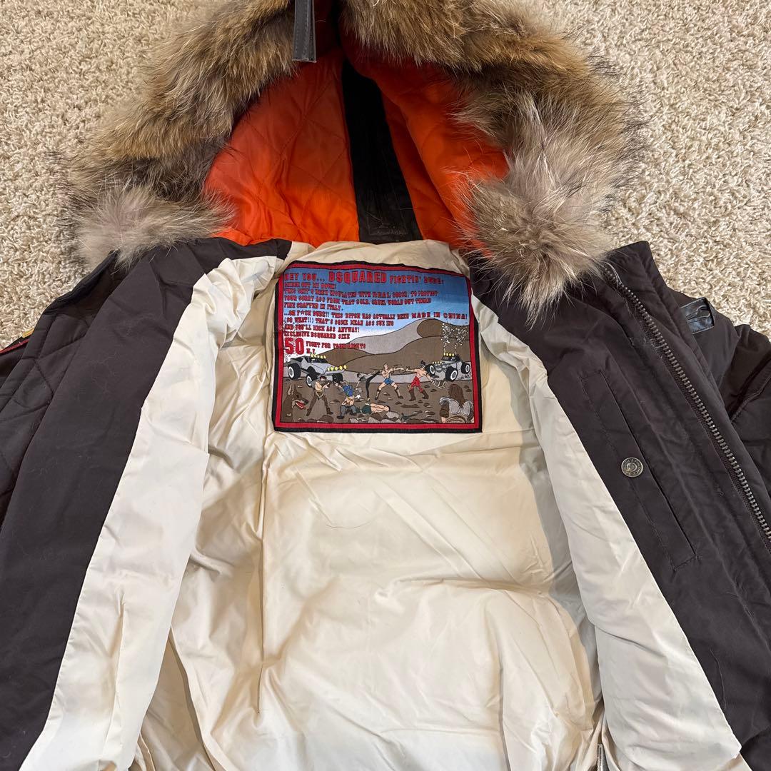 DSQUARED2 ダウンジャケット ダークブラウン