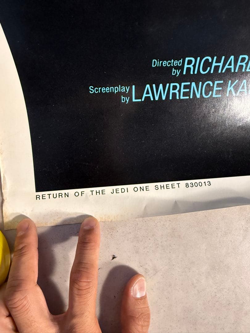 STAR WARS RETURN OF THE JEDI ポスター 1983年