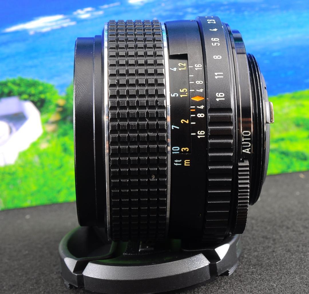 ペンタックス SMC Takumar 50mm F1.4 フード付き！整備済み！