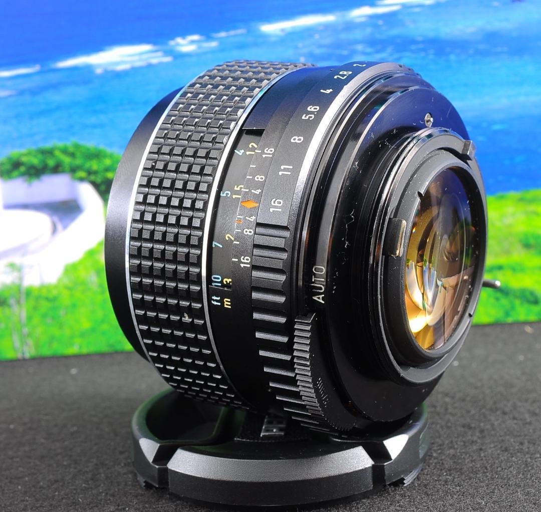ペンタックス SMC Takumar 50mm F1.4 フード付き！整備済み！