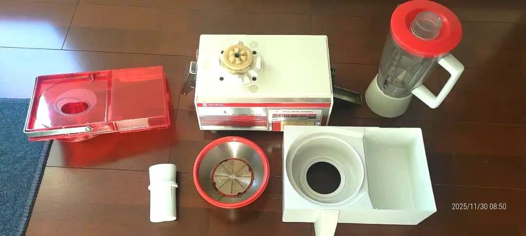 [昭和レトロ家電] National 自動ジューサー・ミキサー MJ-140