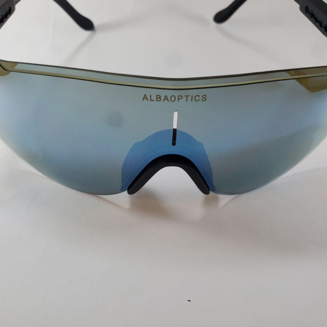 ALBAOPTICS STRATOS ブルーミラー スペアレンズ付き