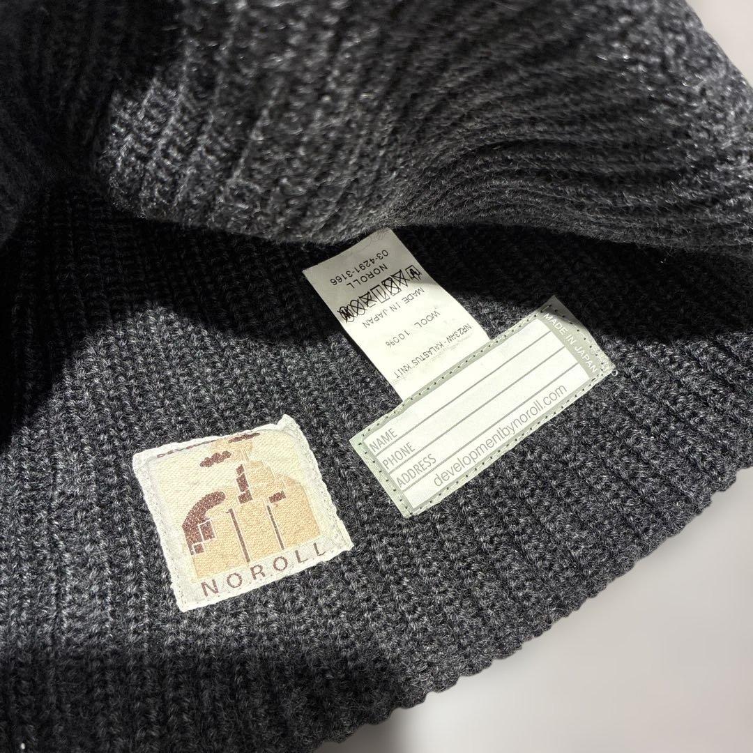 NOROLL ニット帽 / チャコール / フリーサイズ