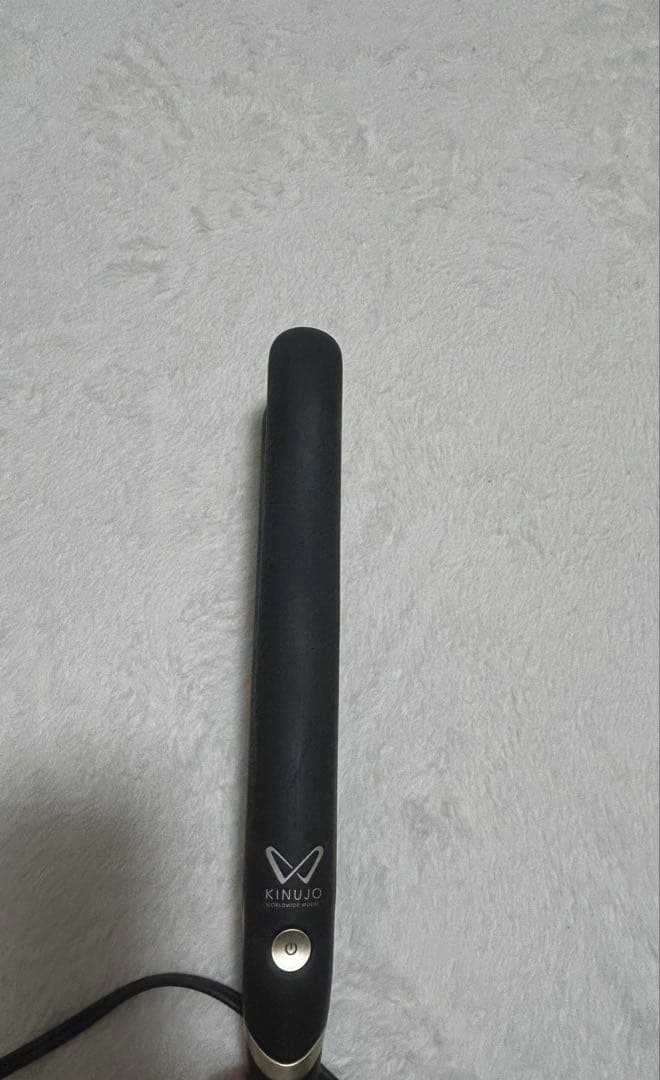 ブラック ストレートヘアアイロン絹女