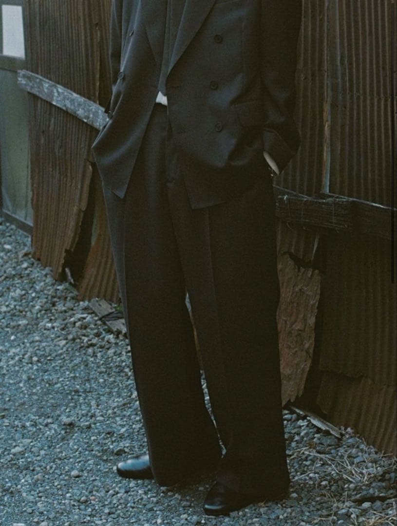 えんきんほう　Llife DOBBY MESH BAGGY SLACKS