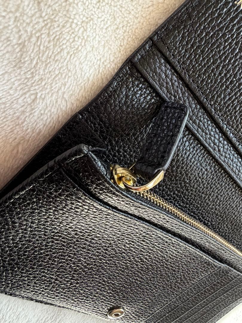 agnès b. 黒 長財布