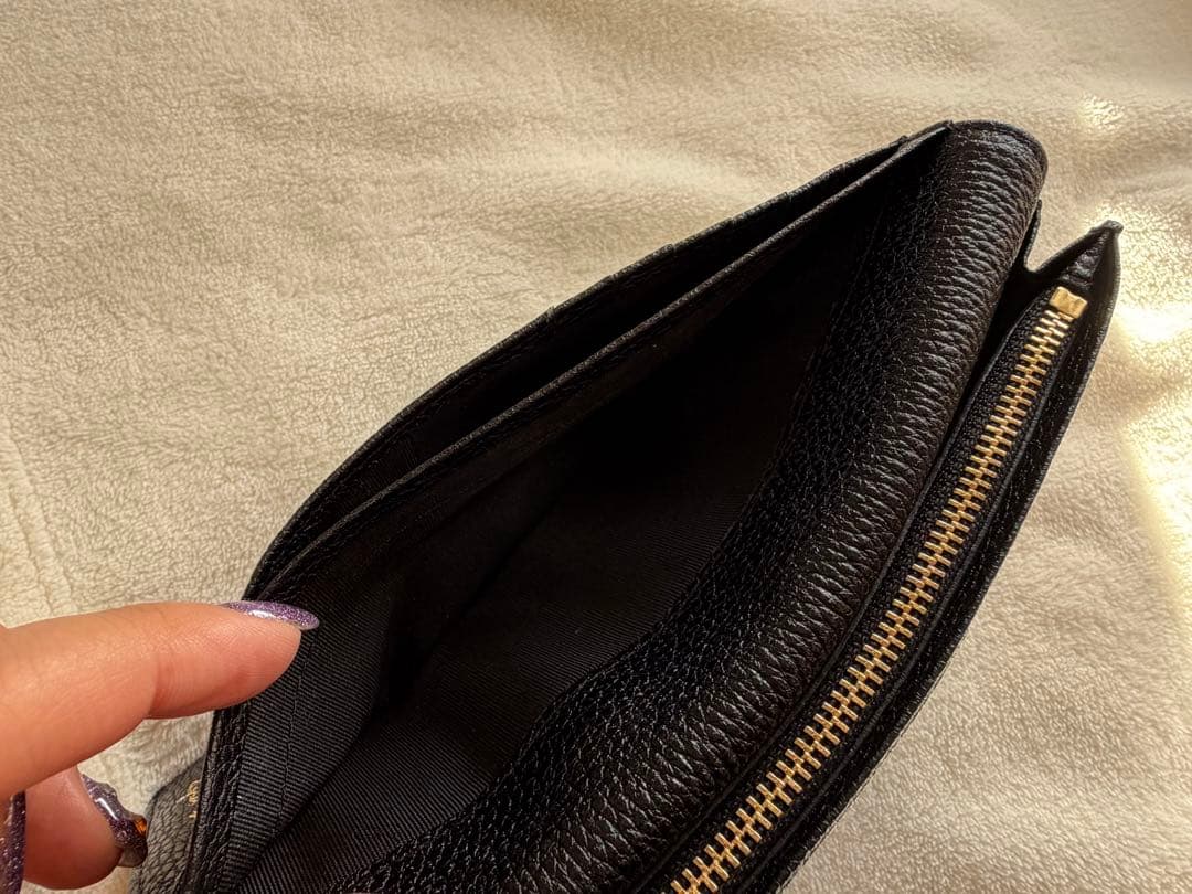 agnès b. 黒 長財布