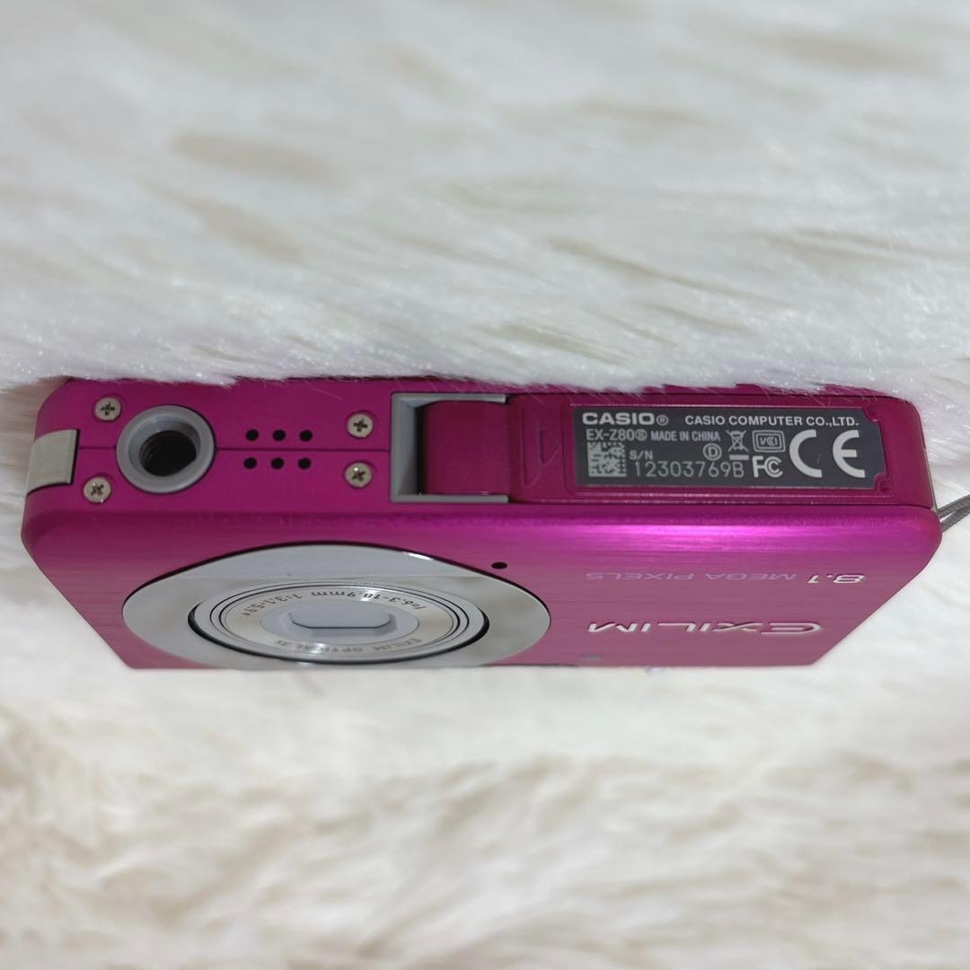 美品 CASIO EXILIM EX-Z80 ピンク 動作確認済