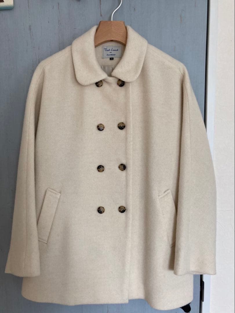 Vent douest ヴァンドウェスト コート 38サイズ ホワイト