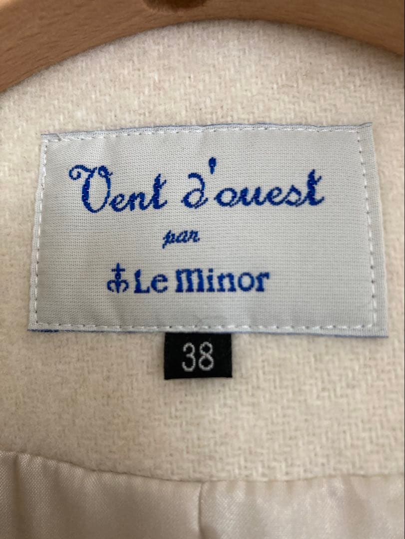 Vent douest ヴァンドウェスト コート 38サイズ ホワイト