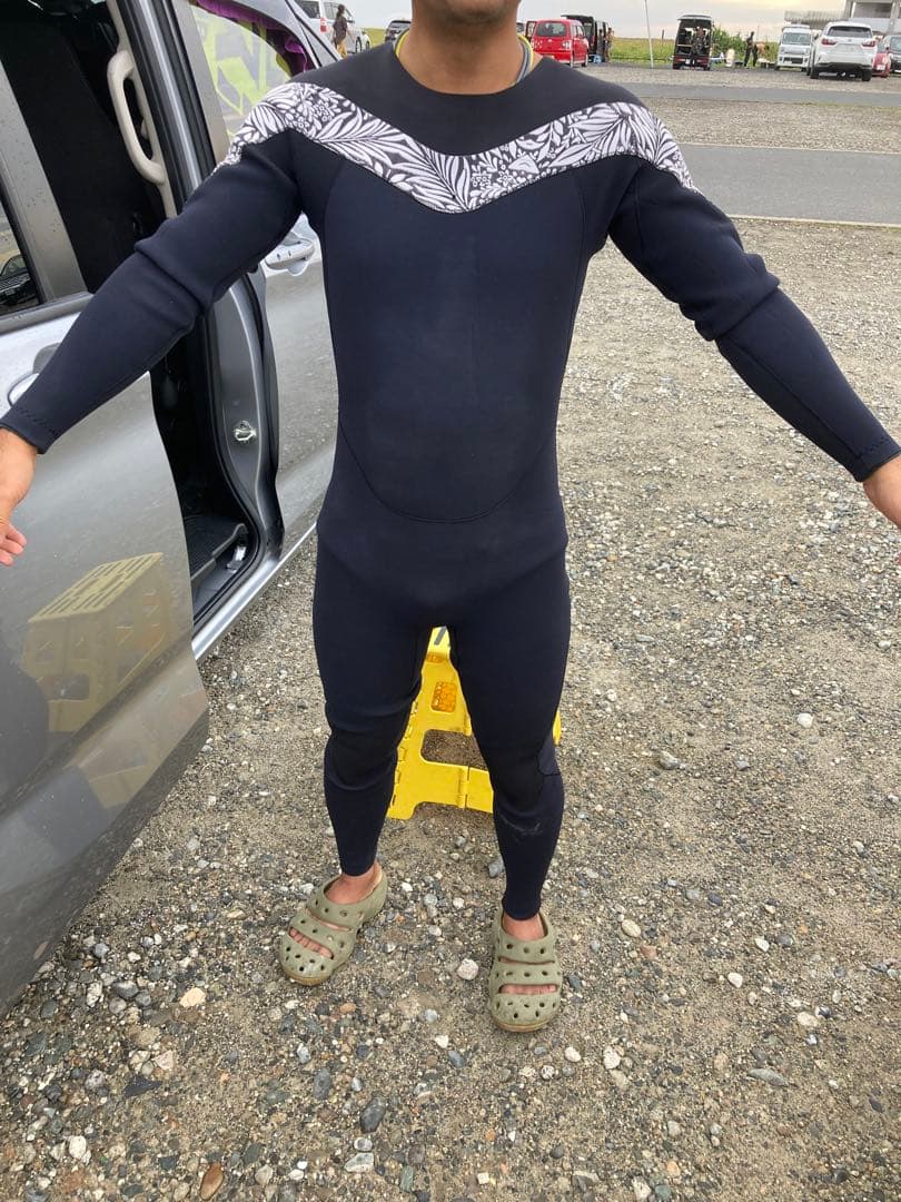 ま*い様 ジャーフル 3ミリ フルスーツ ネックエントリー ボディーグローブ L