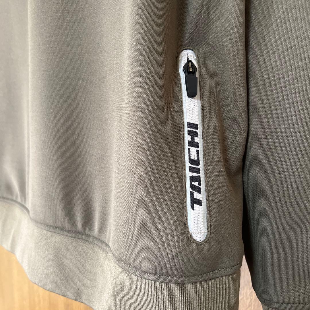 TAICHI フード付きジャケット XXL カーキ　胸部プロテクター(別売)付き