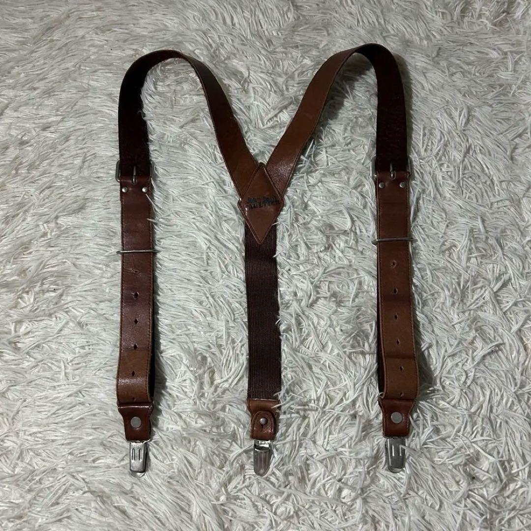 90s ARCHIVE JEAN PAUL GAULTIER レザーサスペンダー
