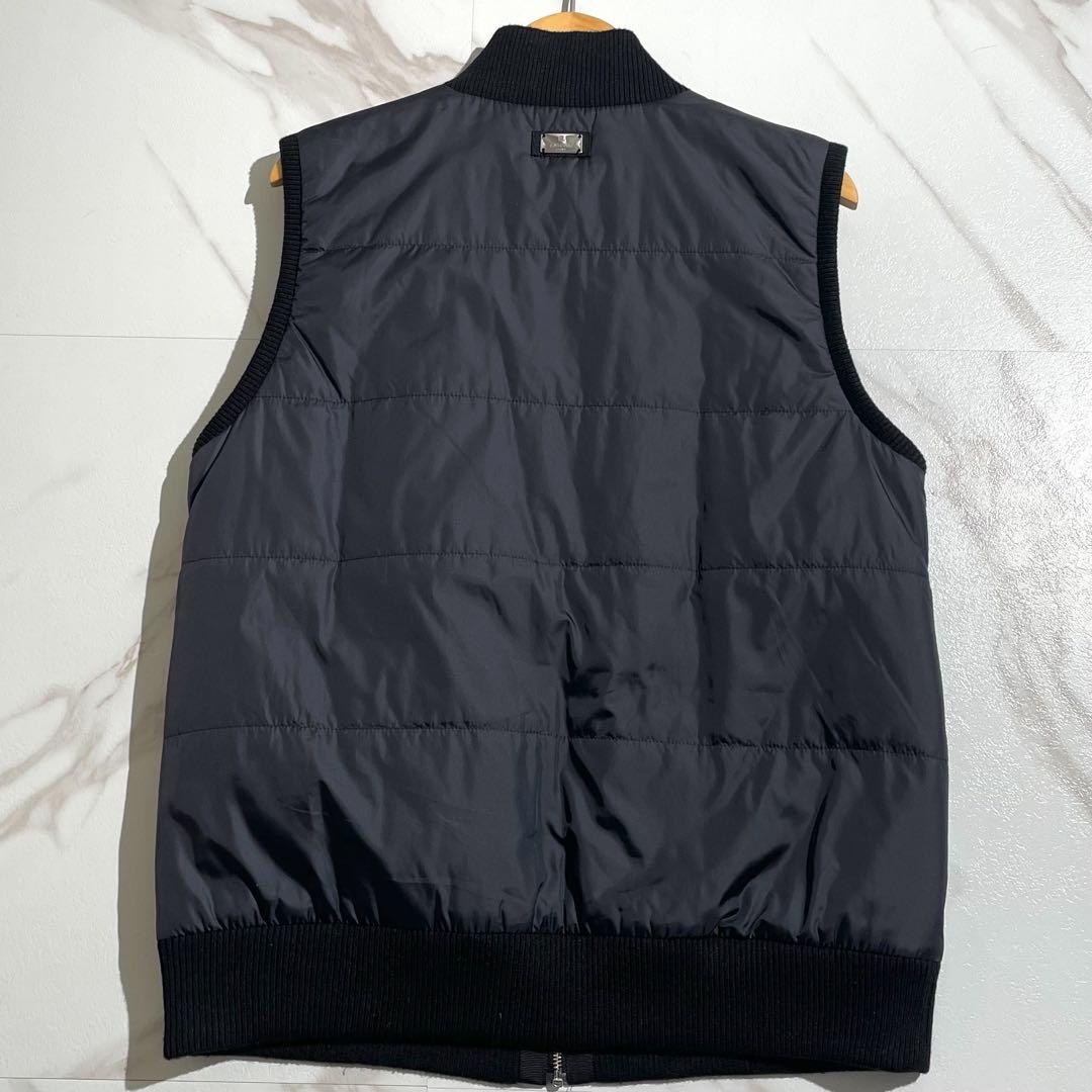 【極美品/L】LANVIN SPORT ランバン ファー ボア ジップベスト