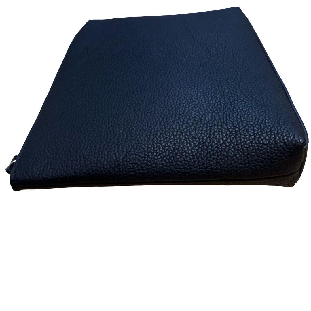 【新品未使用】BONAVENTURAスクエアポーチ シュリンクレザー