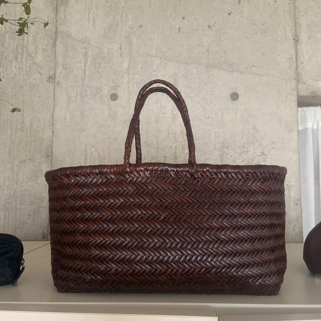 dragon ブラウン トートバッグ 革