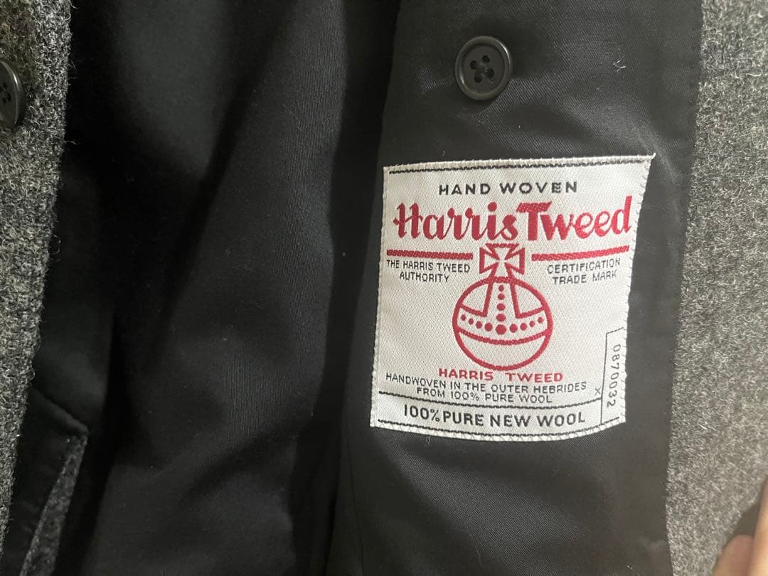 【美品】マーガレットハウエル×ハリスツイード ジャケット M グレー 日本製