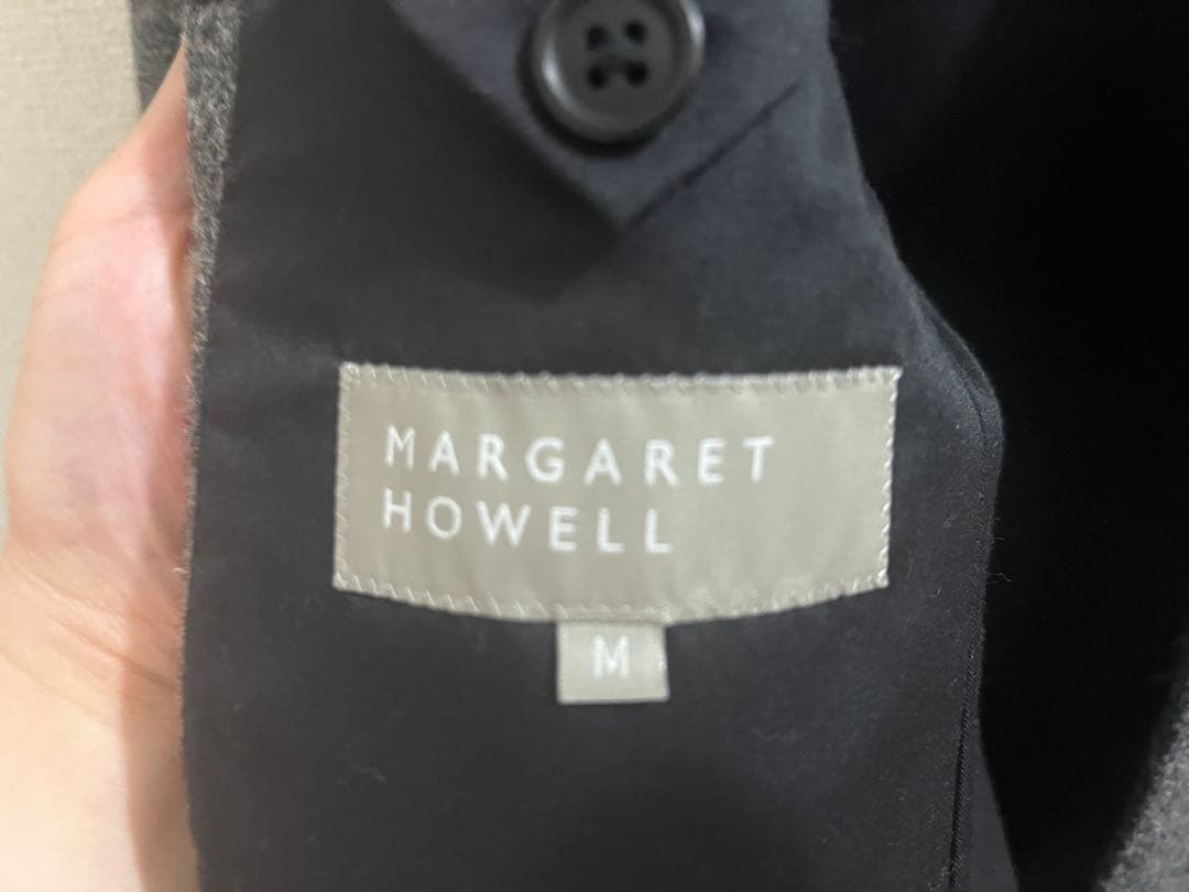 【美品】マーガレットハウエル×ハリスツイード ジャケット M グレー 日本製