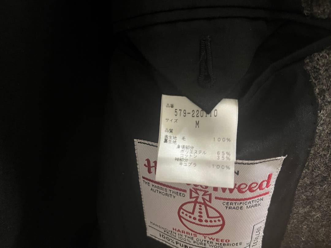 【美品】マーガレットハウエル×ハリスツイード ジャケット M グレー 日本製