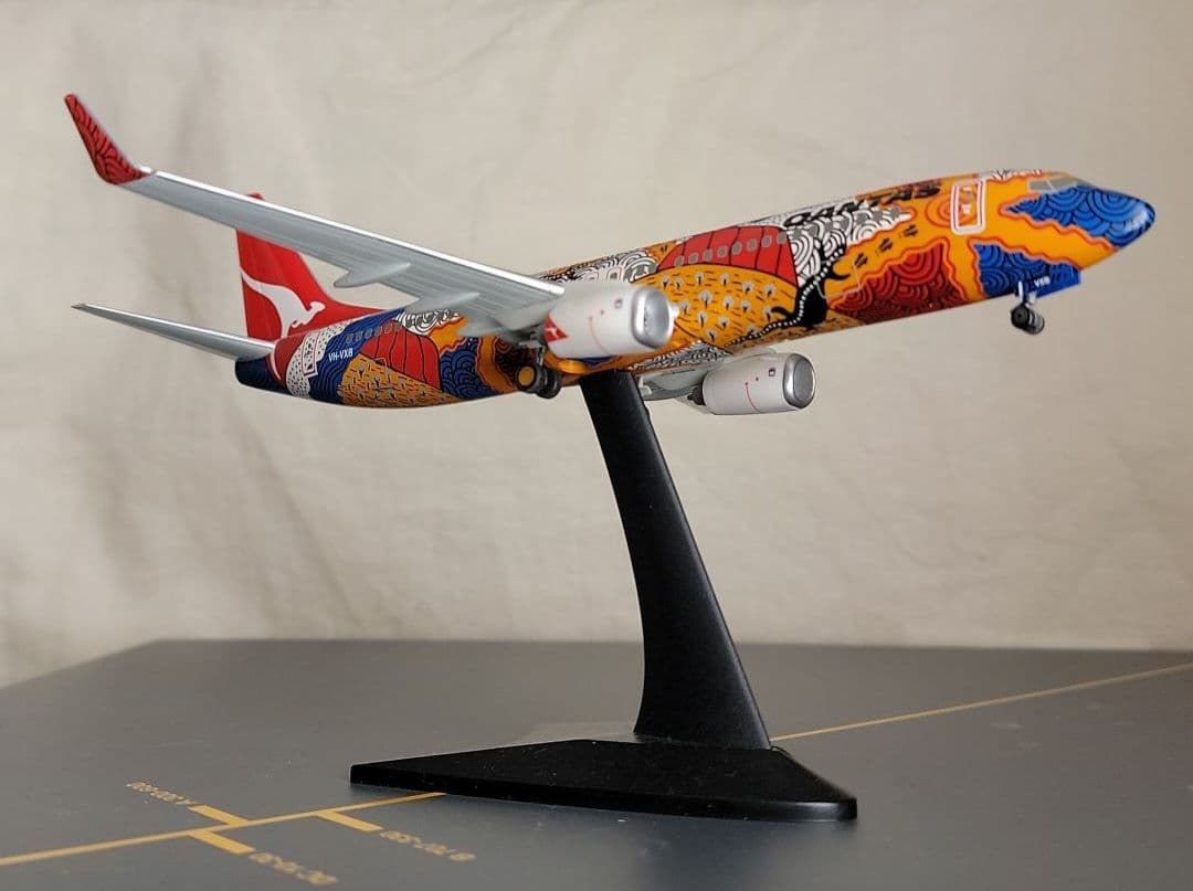 ☆希少☆ カンタス航空 B737-800 特別塗装機