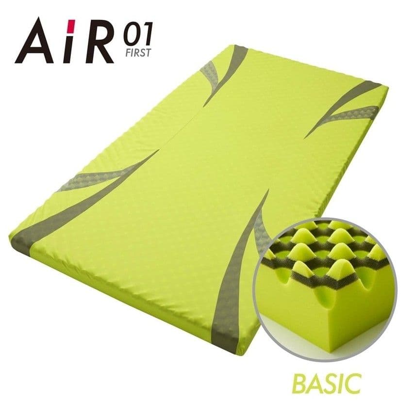 西川 エアー01　セミダブル　マットレス　イエロー　らくらくメルカリ便・簡易包装