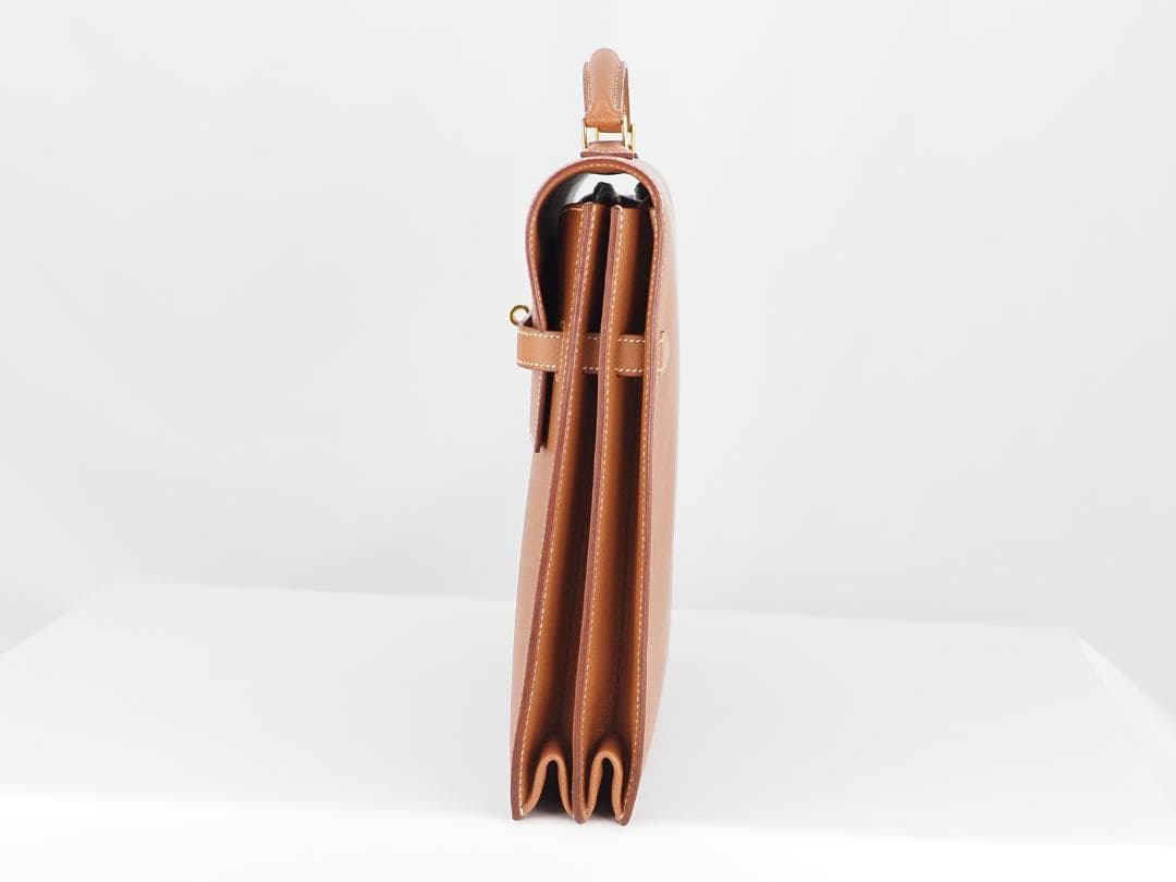 【セール】【極美品】HERMES　エルメス　ケリーデペッシュ 38 ゴールド