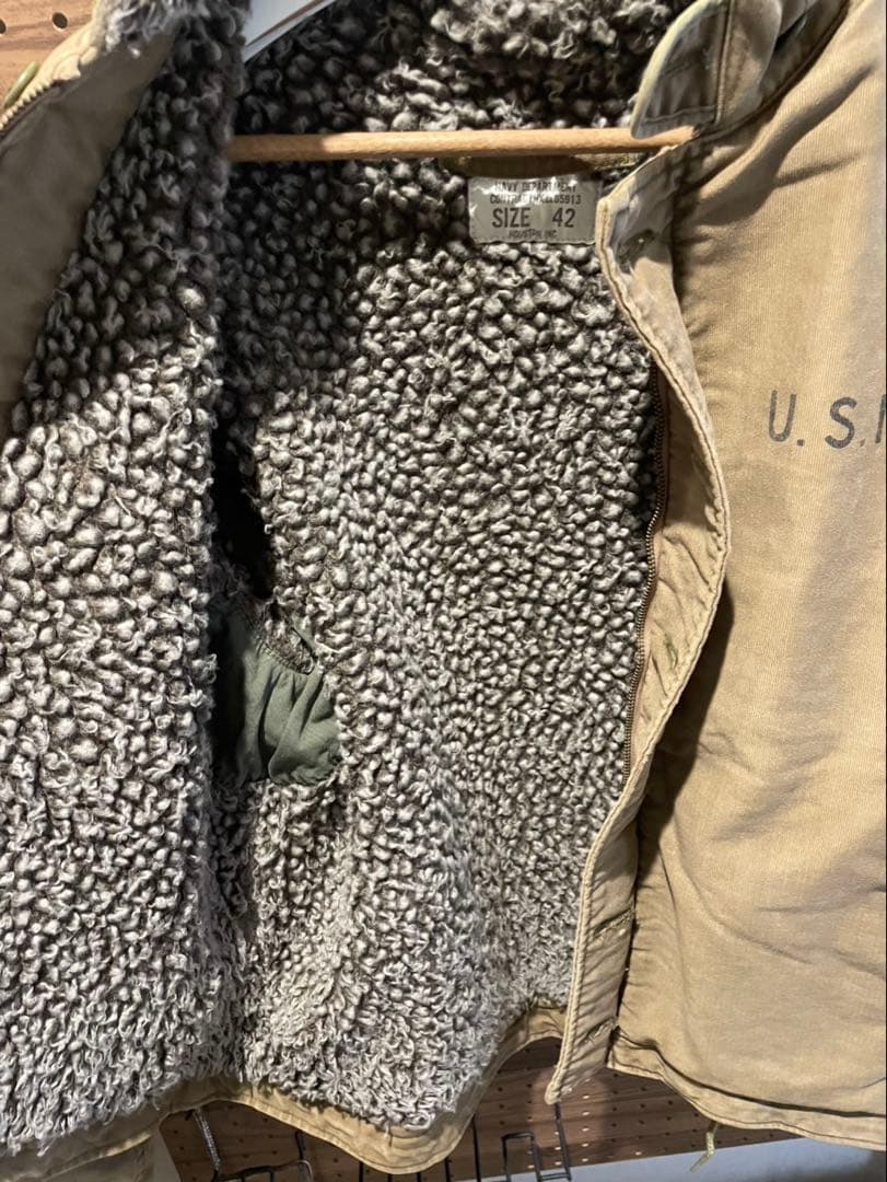 U.S.N. ミリタリージャケット サイズ42