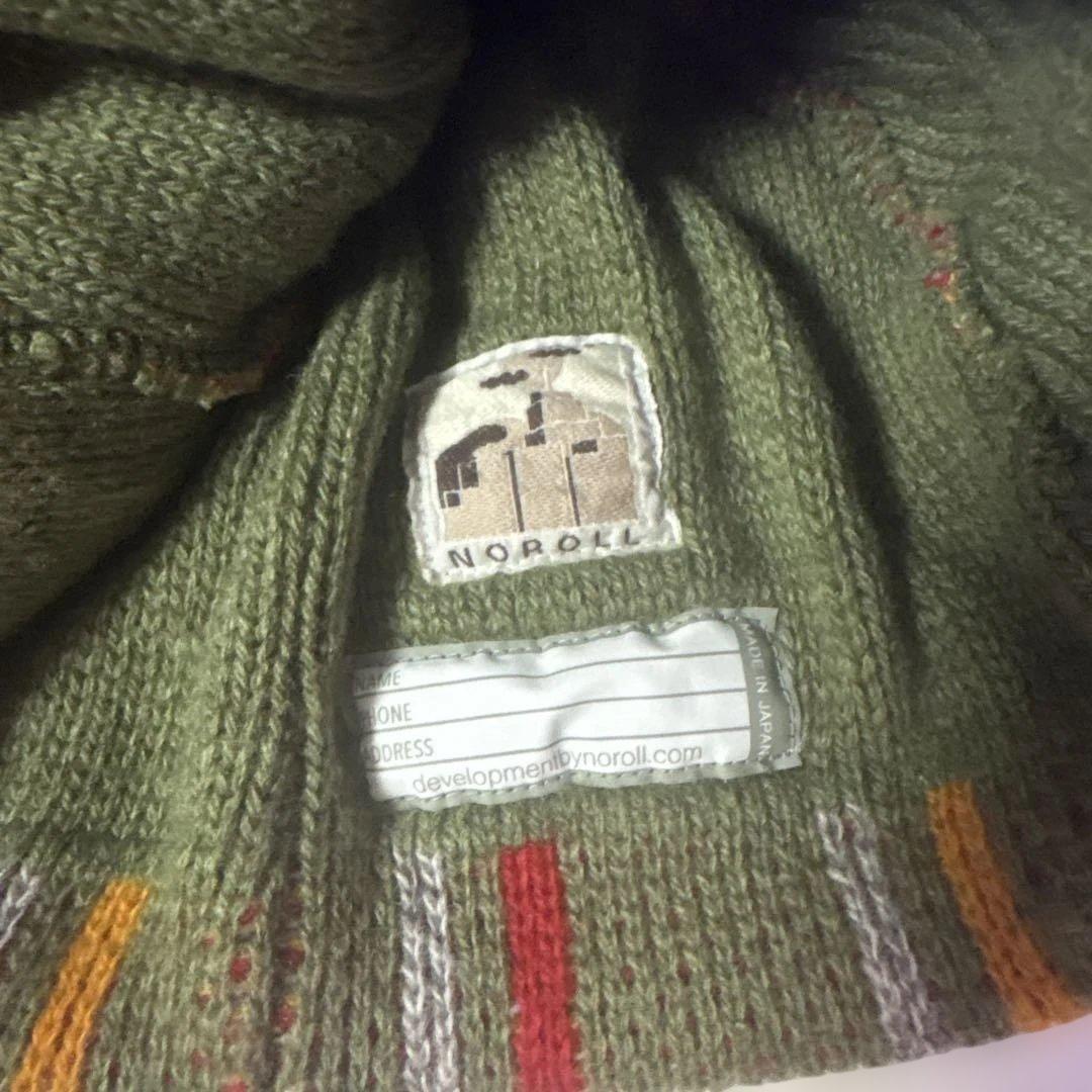 帽子 noroll stripe washable benie