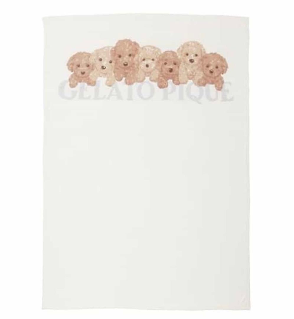 専用 最安値 【新品】 トイプードルジャガードマルチカバー ジェラピケ