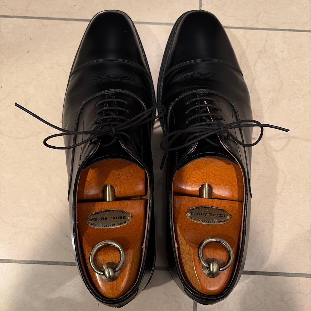 内羽ストレートチップ｜REGAL（純正シューツリー付）