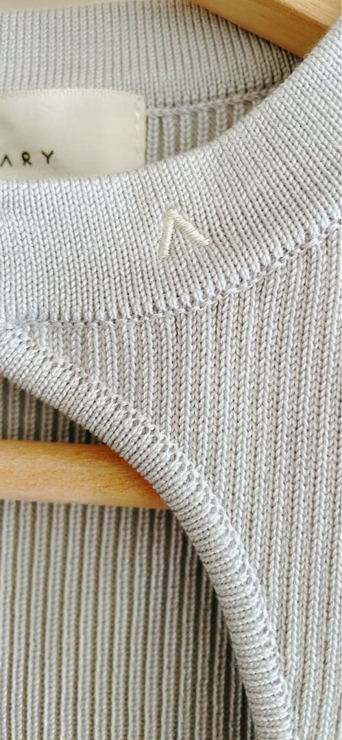 アンドマリーAlicia ribbon knit topリブタンクトップ