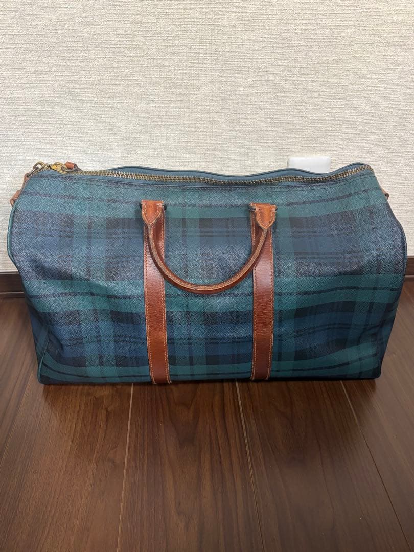 ラルフローレン ブラックウォッチ柄　ボストンバック　ポーチ　セット