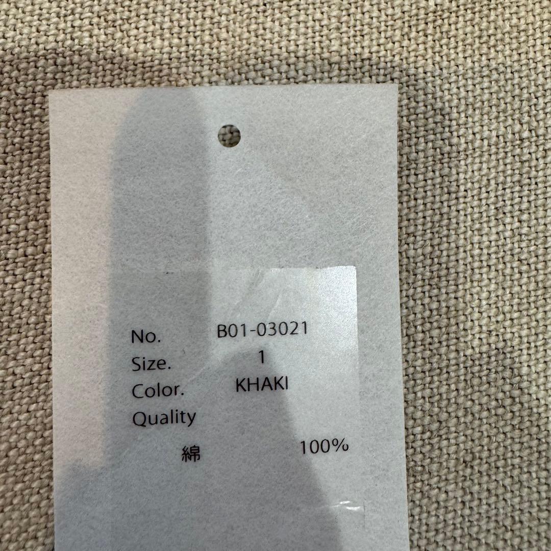 COMOLI 25SS KHAKIチノパンツ 1