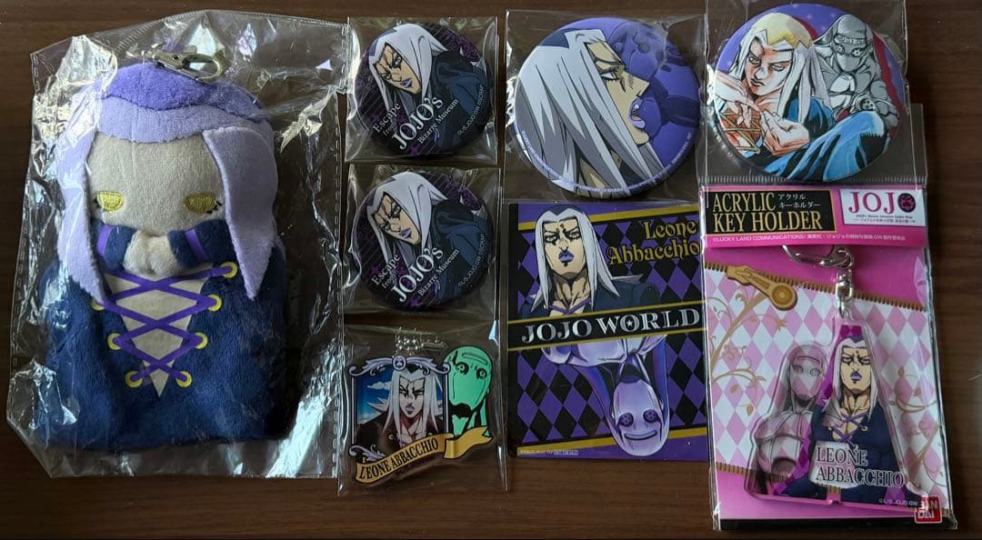 ジョジョの奇妙な冒険 黄金の風　アバッキオ グッズ セット8点