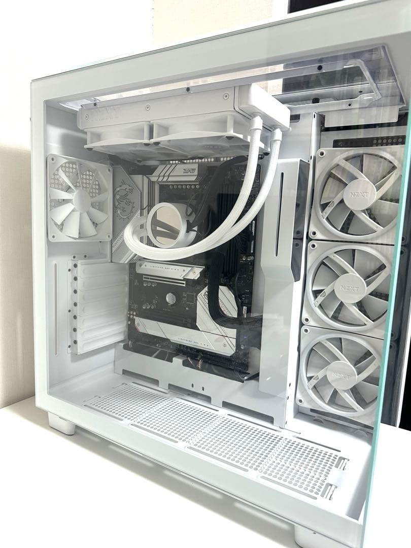 NZXT H9 elite 白＋マザボ＋簡易水冷cpuクーラー+電源