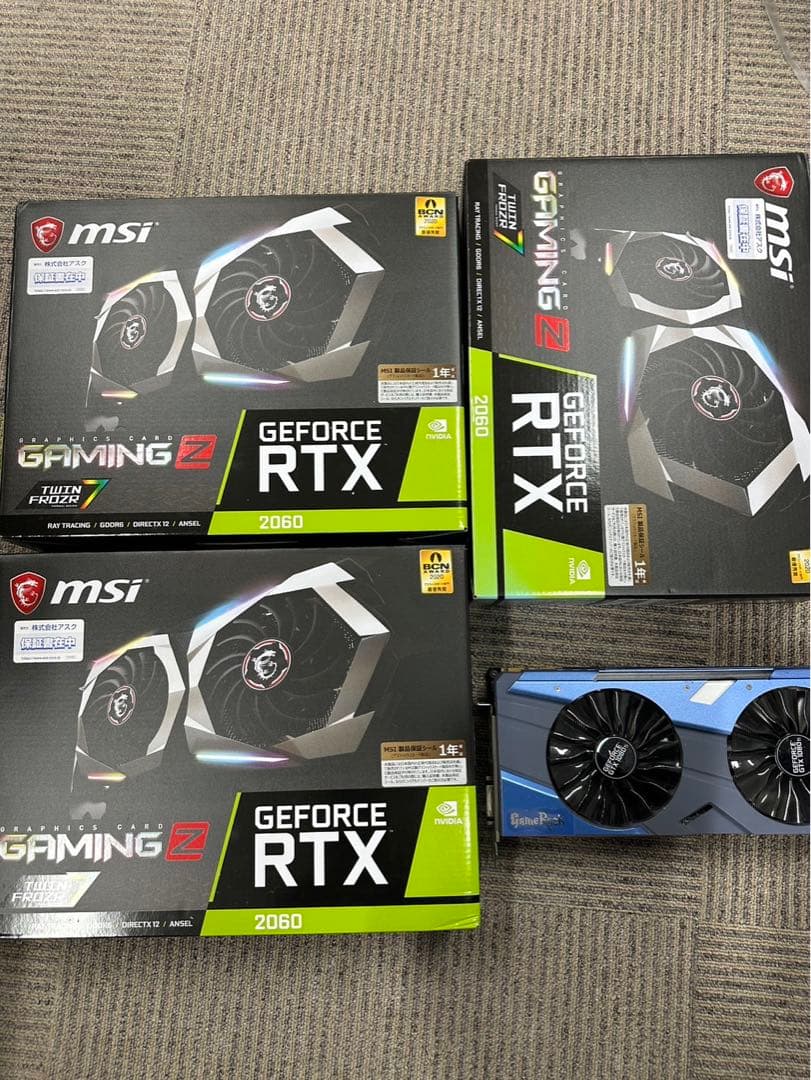 GEFORCE RTX2060 1080Ti 4台セット　グラフィックボード