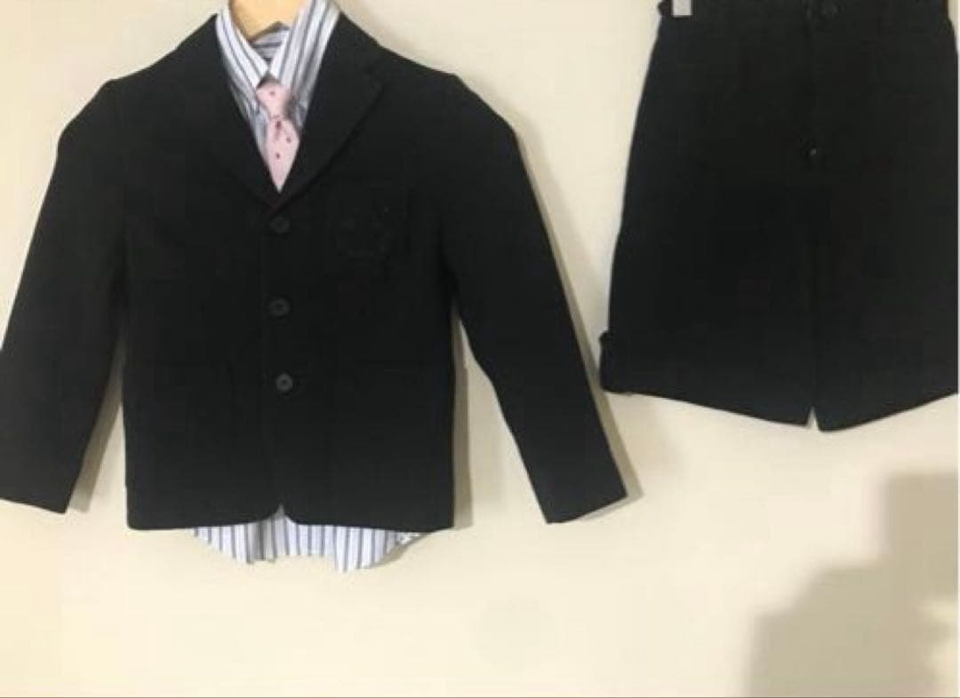 【yumi 】Burberry スーツ　入学式　120サイズ