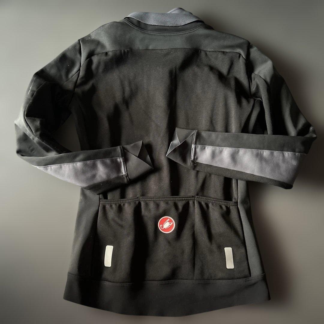 Castelli サイクルジャケット ブラック　カステリ　防風