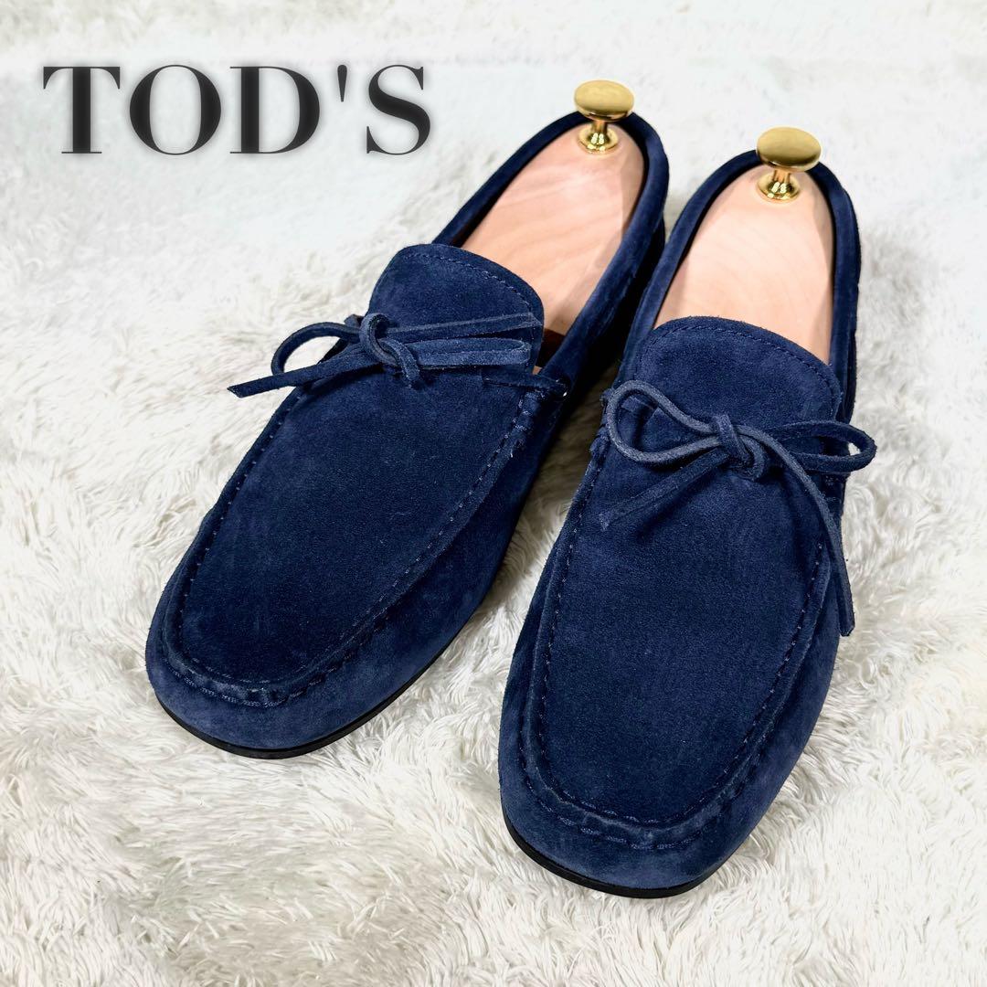 【Tod's】トッズ 8 ゴンミーニ ドライビングシューズ ブルー
