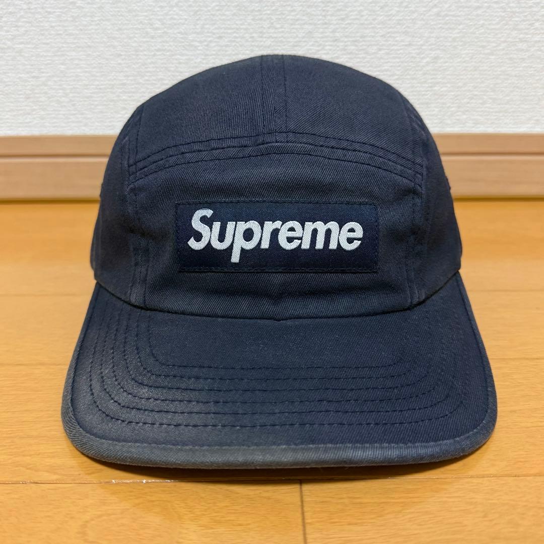 帽子 Supreme Washed Chino Twill Camp Cap 23ss