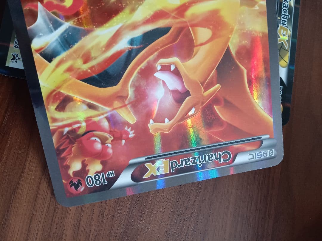 ジャンボカード　ピカチュウex　リザードンex　英語版各1枚