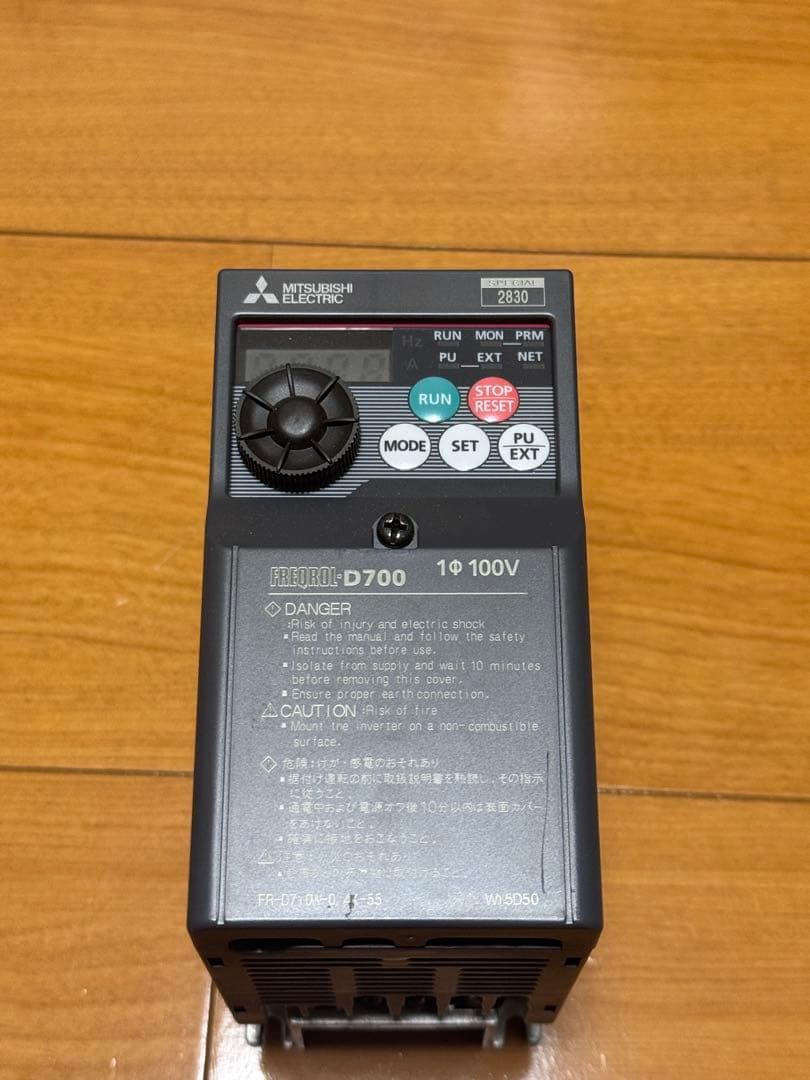 9専用 三菱　インバータ　FR-D710W-0. 4K　本体のみ　元箱なし