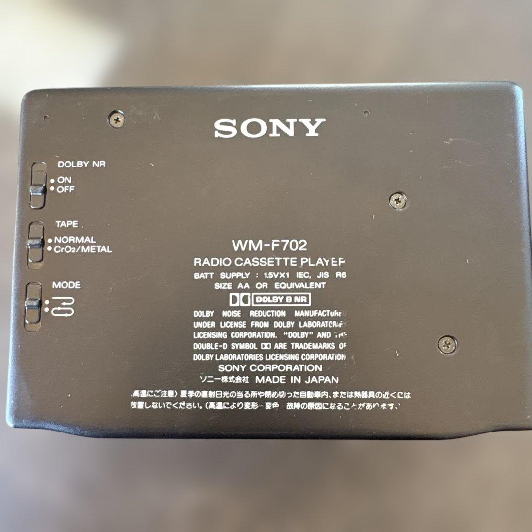 SONY WM-F702 ラジオカセットプレーヤー