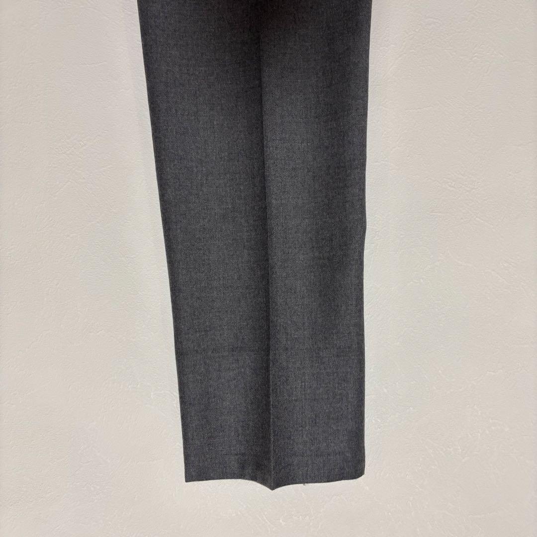 インコテックス スリムフィット ウール スラックス グレー46 SUPER100