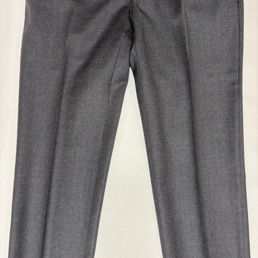 インコテックス スリムフィット ウール スラックス グレー46 SUPER100