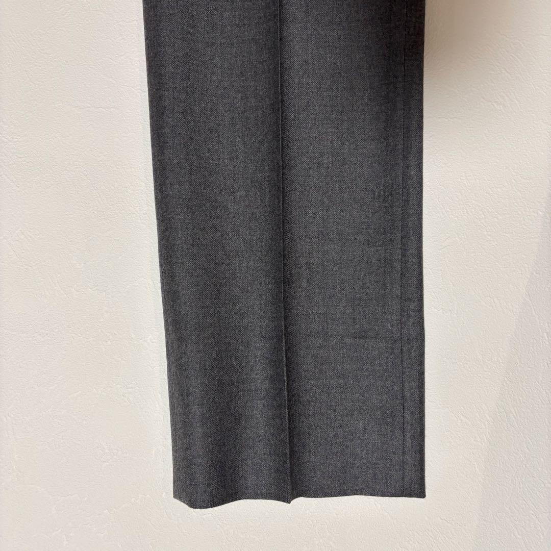 インコテックス スリムフィット ウール スラックス グレー46 SUPER100