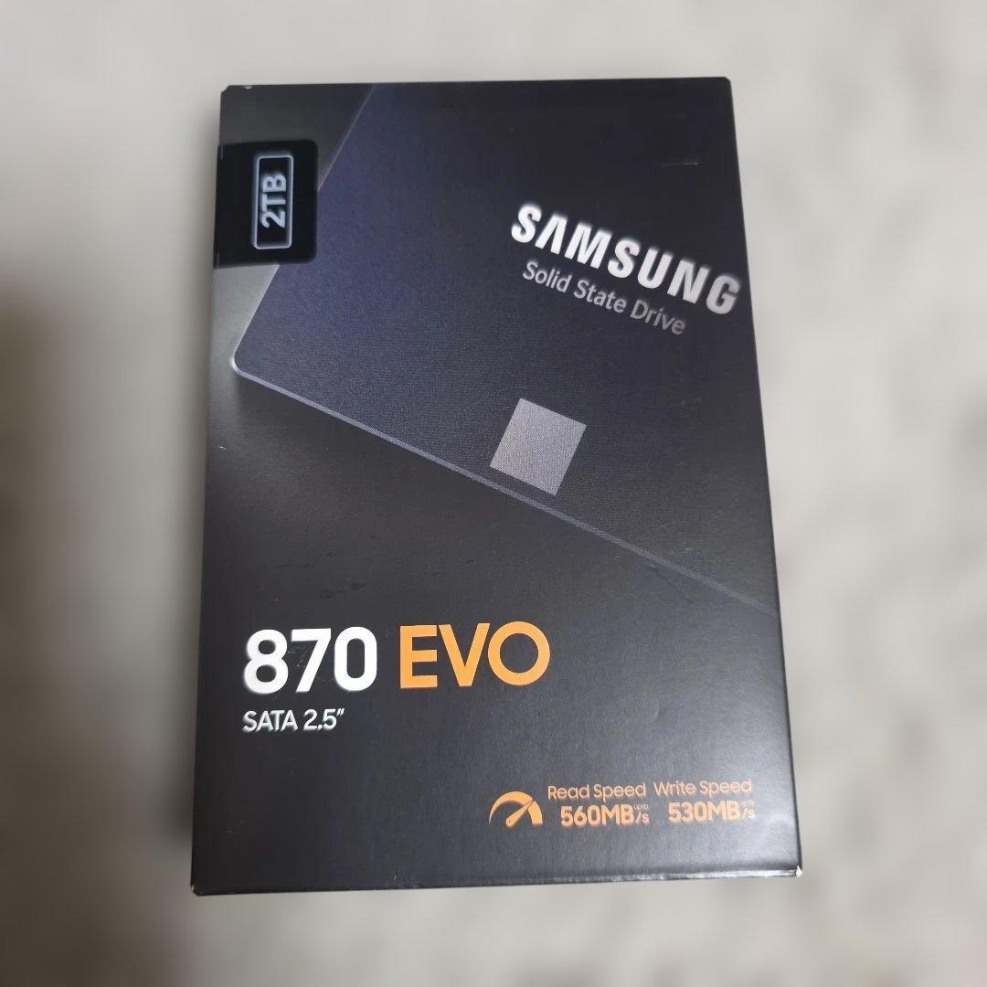 【新品未開封】Samsung 870 QVO 2TB SATA 2.5 SSD